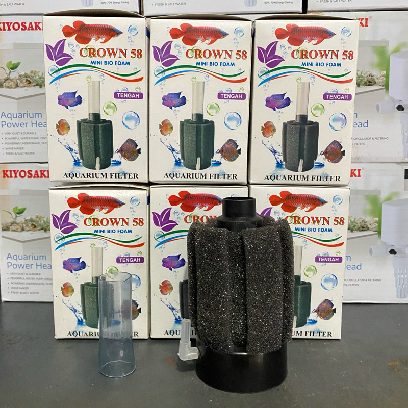 Jual Mini Biofoam Crown Bio Foam Bulat Sponge Mini Filter Penjernih