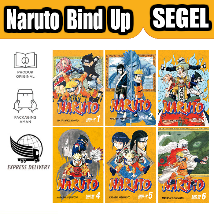 Jual Komik NARUTO BIND UP EDITION Baru Original Segel Shopee Indonesia