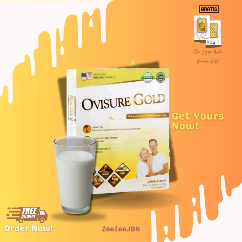 Jual Ovisure Gold Susu Vitamin Tulang Dan Sendi Nyeri Otot Asteoporosis