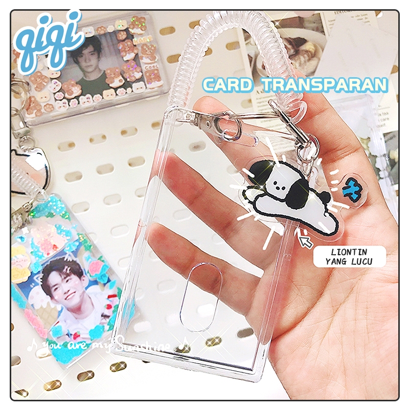 Jual Tempat Kartu Id Card Holder Photocard Holder Aesthetic Akrilik