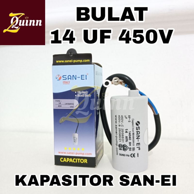 Jual Kapasitor San Ei Uf V Bulat Original Kapasitor Sanei