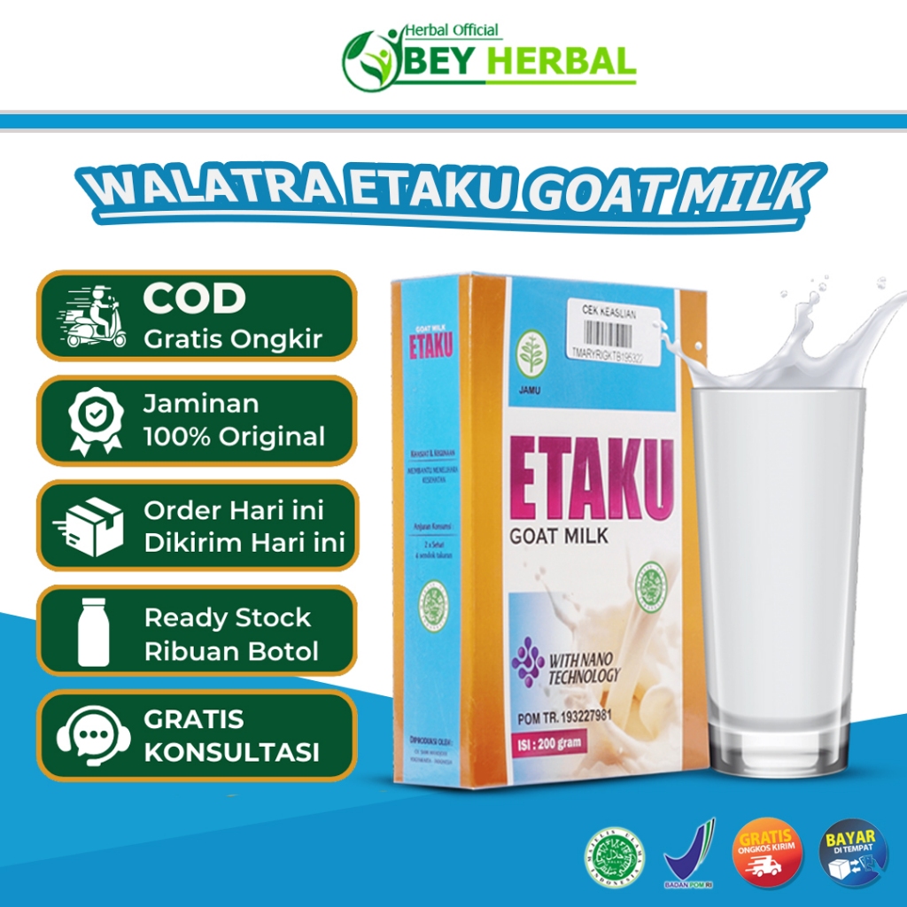 Jual Walatra Etaku Susu Kambing Untuk Tulang Dan Sendi Dewasa Dan Orang