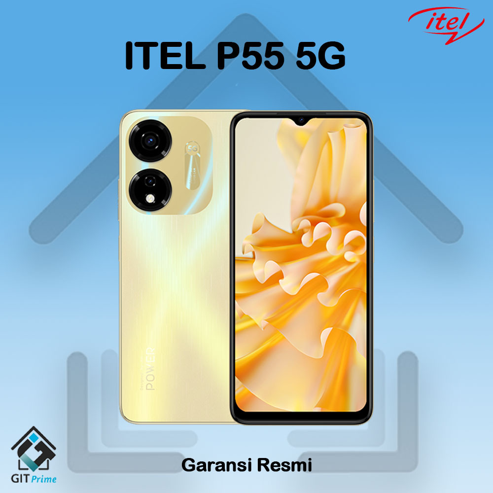 Jual Itel P55 5G RAM 6 128GB 5G Network 50M Dual Clear Cam 18W