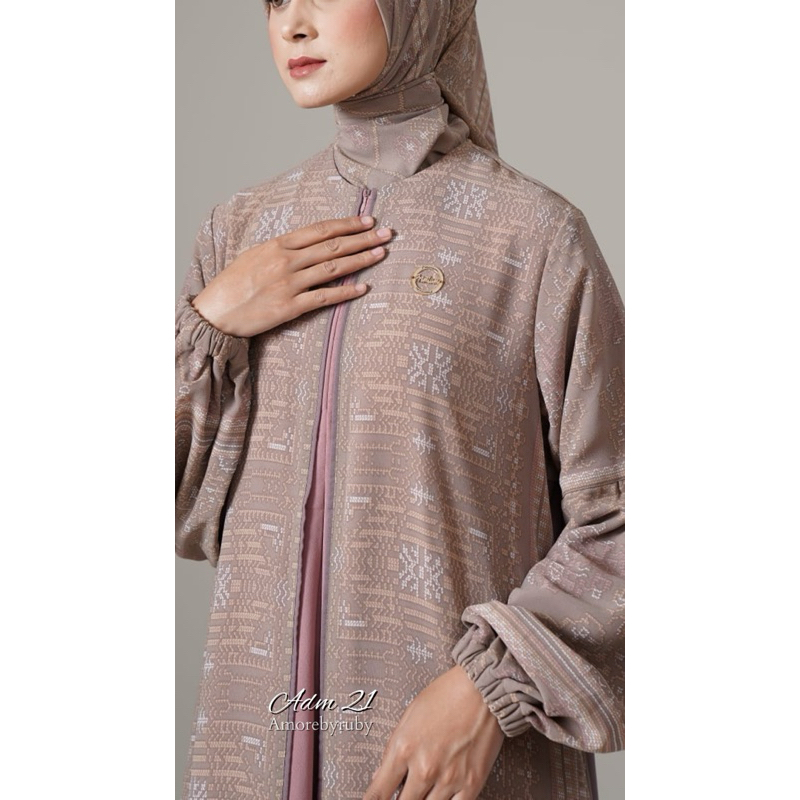 Jual ADM 21 DRESS AMORE BY RUBY ORI DRESS ONE SET DRESS MUSLIM BAJU