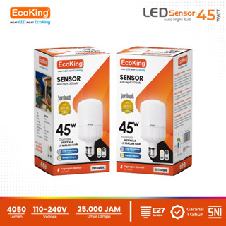 Jual EcoKing Lampu Bohlam Led Rumah Sensor Cahaya Otomatis Light Bulb