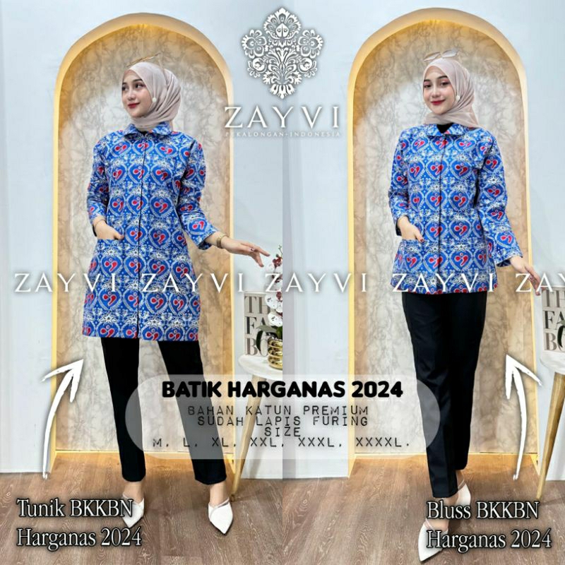 Jual Batik Harganas Terbaru Bkkbn Terbaru Pakaian Tunik