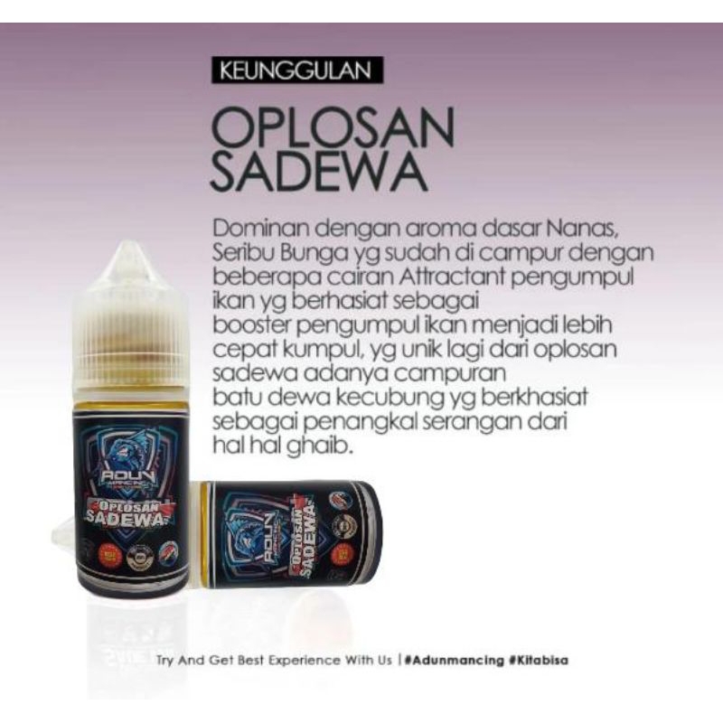 Jual Essen Oplosan ADUN MANCING SADEWA 30ml Cocok Untuk Semua Jenis