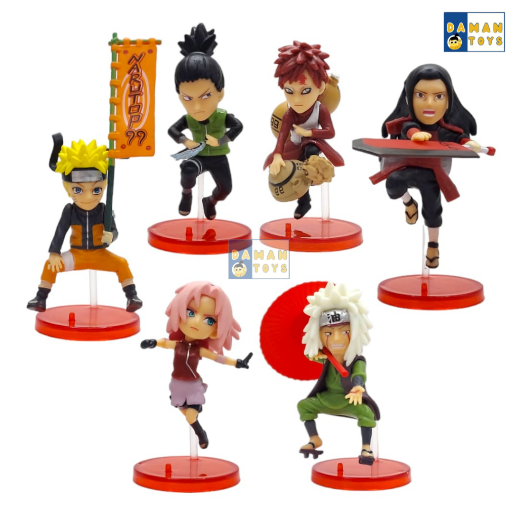 Jual Figure Naruto Wcf Sakura Hashirama Senju Jiraya Set 6 Action Figur