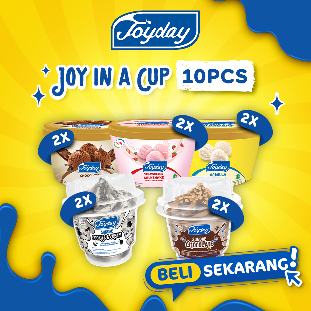 Jual Joyday Ice Cream Package Joy In A Cup Isi Pcs Eskrim Cup