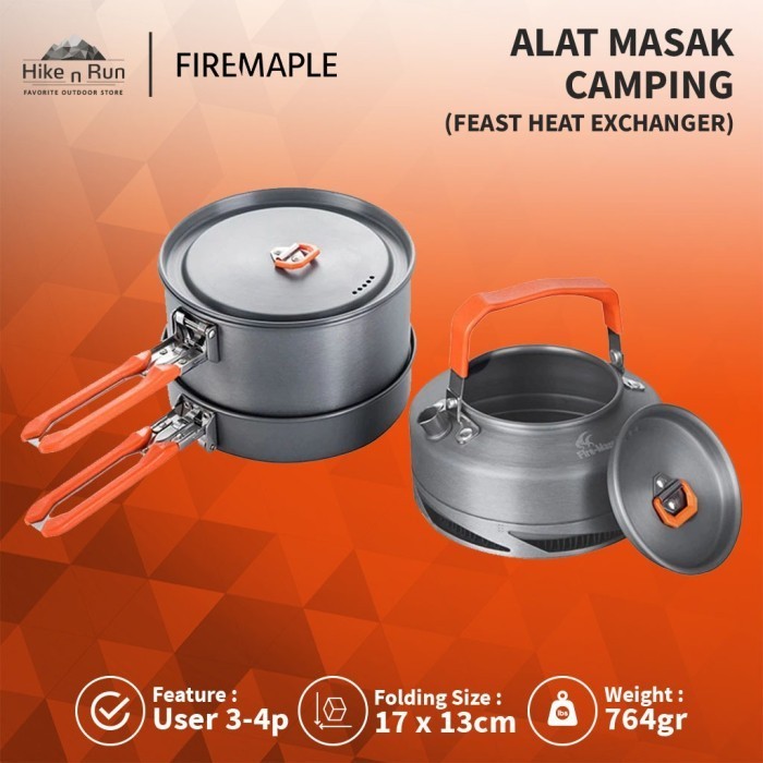 Jual Alat Masak Camping Firemaple Feast Heat Exchanger Nesting Cookware