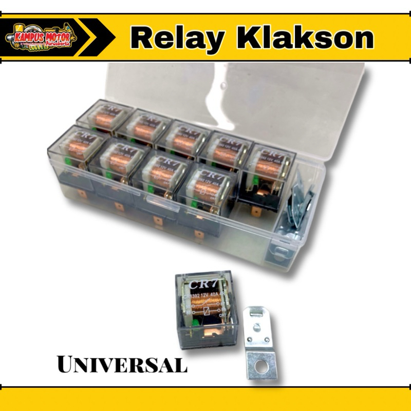 Jual Relay Klakson Lampu Alarm Cr Transparan Kaki Relay Klakson