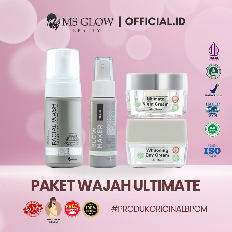 Jual Ms Glow Paket Ultimate For Hiperpigmentasi Skin By