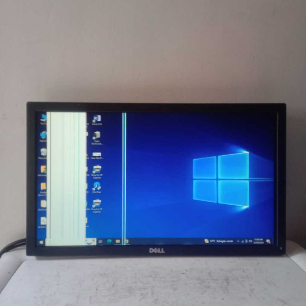 Jual Lcd Monitor Dell E H Inch Kondisi Minus Layar Garis Dan Tanpa