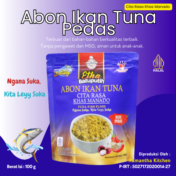 Jual Abon Ikan Tuna Original Cita Rasa Khas Manado 100 Gr Shopee