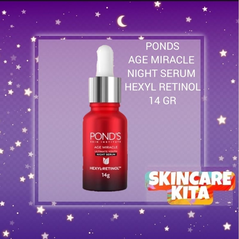 Jual Ponds Age Miracle Ultimate Youth Hexyl Retinol Day Serum Night