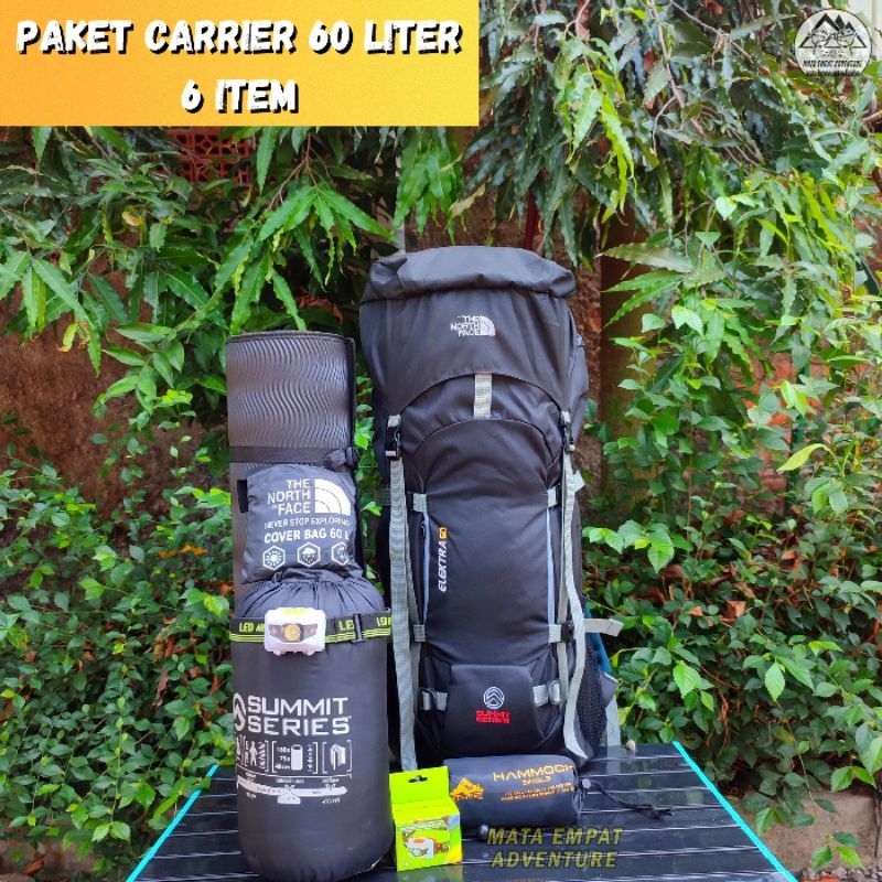 Jual Paket Lengkap Camping Item Tas Ransel Gunung Carrier