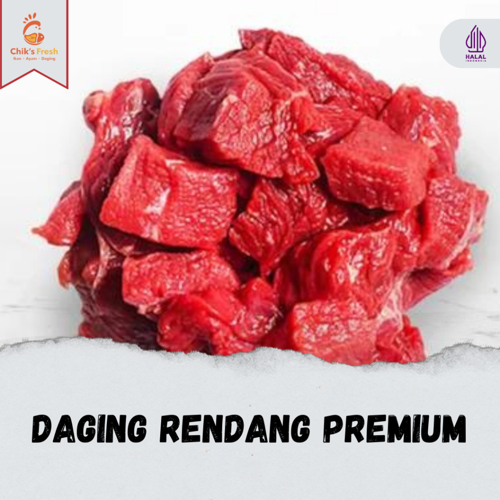 Jual Daging Rendang Potong Premium Gr Kg Shopee Indonesia