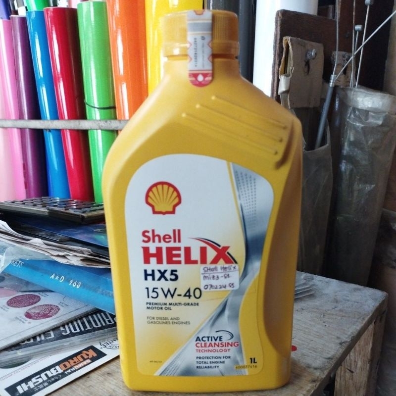 Jual Oli Shell Helix Hx Sae W Liter Shopee Indonesia