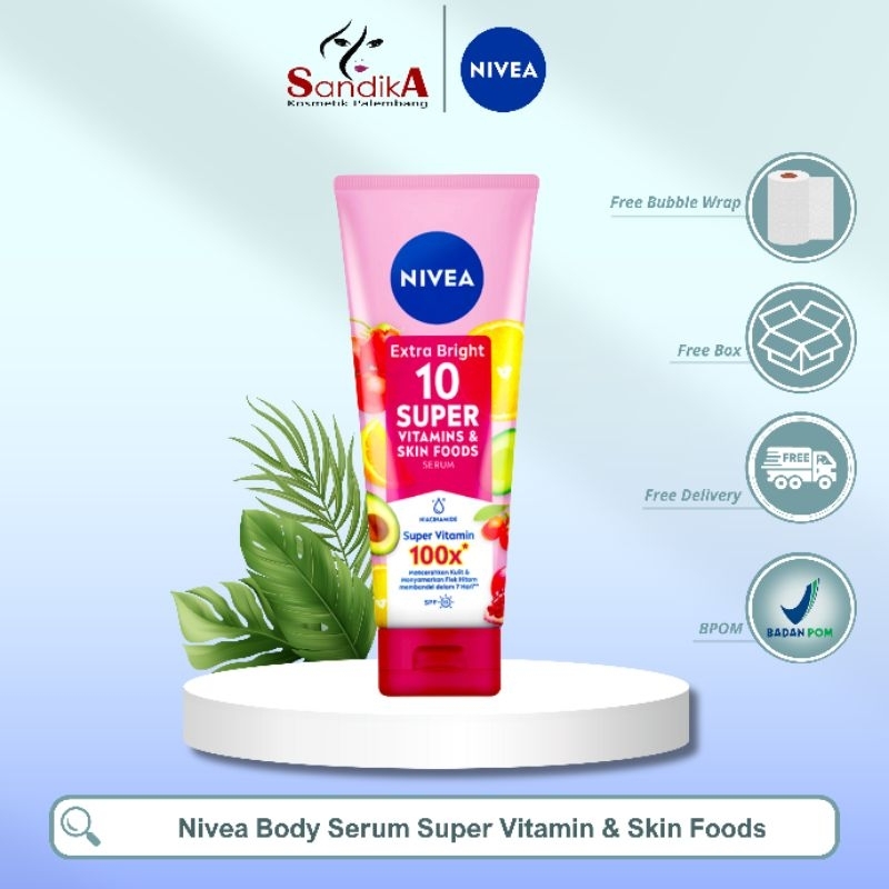 Jual Nivea Body Serum Super Vitamin Skin Foods Ml Shopee Indonesia