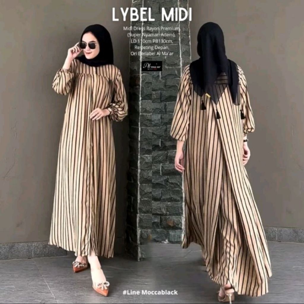 Jual Gamis Rayon Gamis Midi Dres Gamis Kekinian Rayon Premium