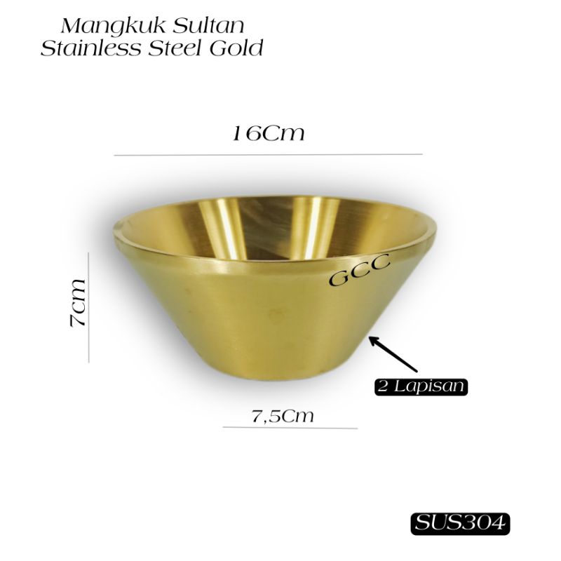 Jual Sun Mangkok Saji Sultan Stainless Kapasitas Ml Mangkuk Korea