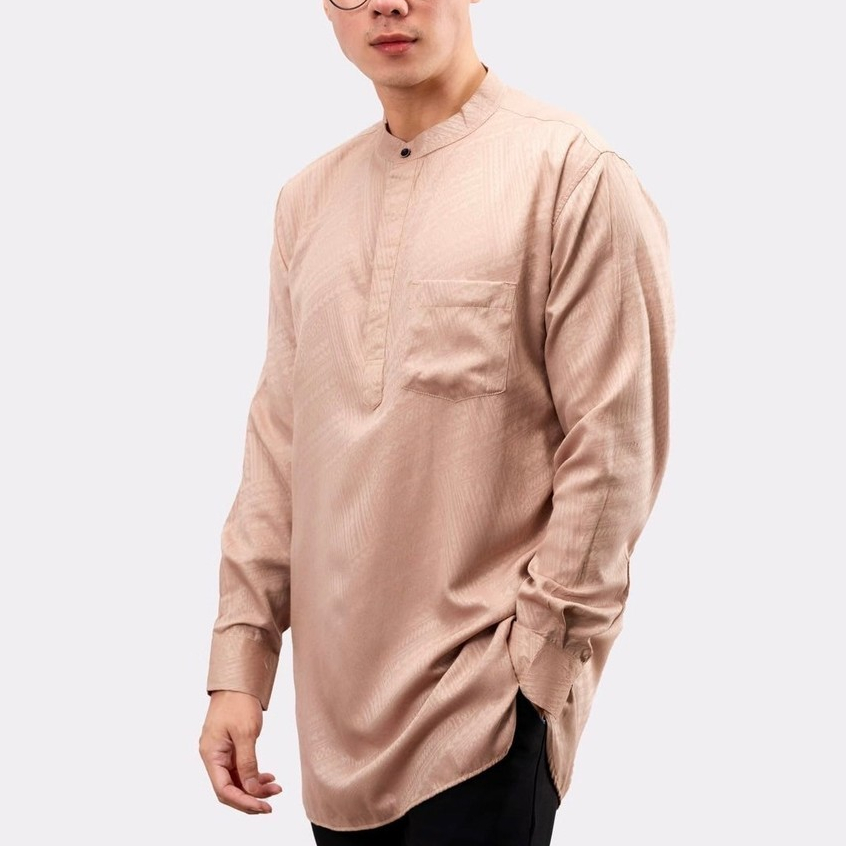 Jual Rick Timofey Baju Kurta Muslim Pria Lengan Panjang Koko Kurta Nude
