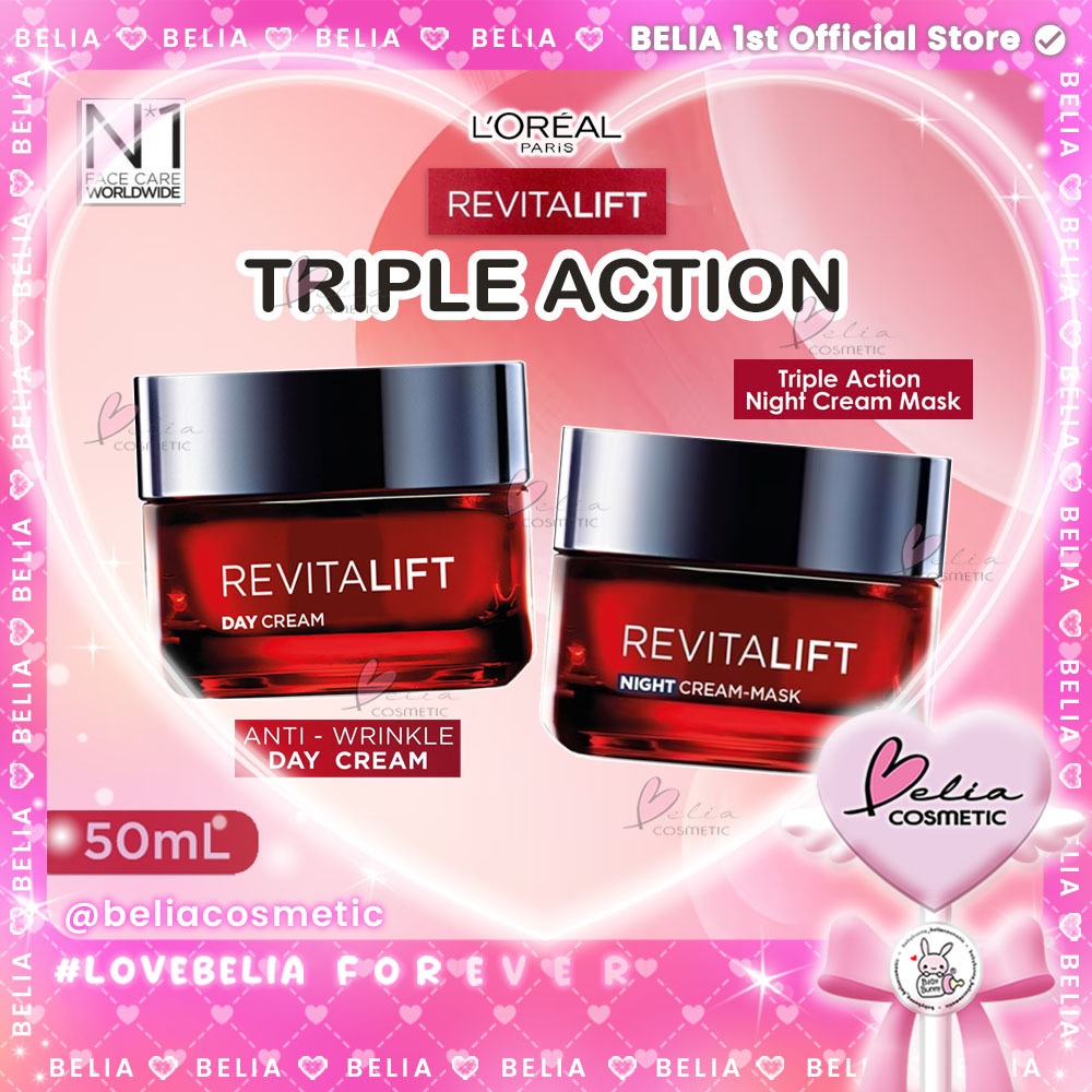 Jual Belia L Oreal Paris Revitalift Triple Action Day Cream Night