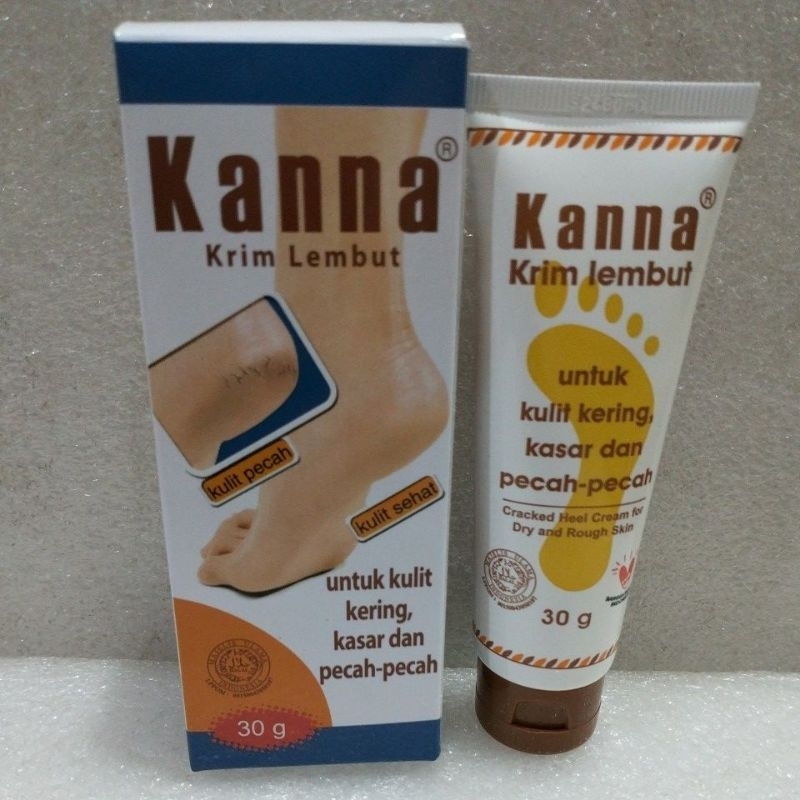 Jual Kanna Krim Lembut Kulit Kaki Pecah Kering Dan Kasar 30 Gram