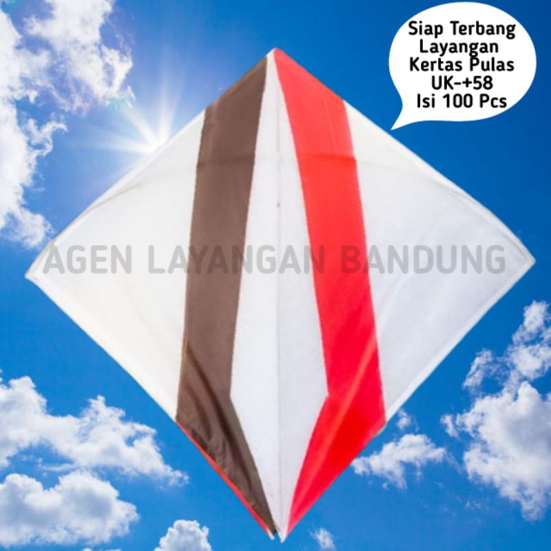 Jual Pcs Layangan Aduan Kertas Pulas Uk Termurah Shopee