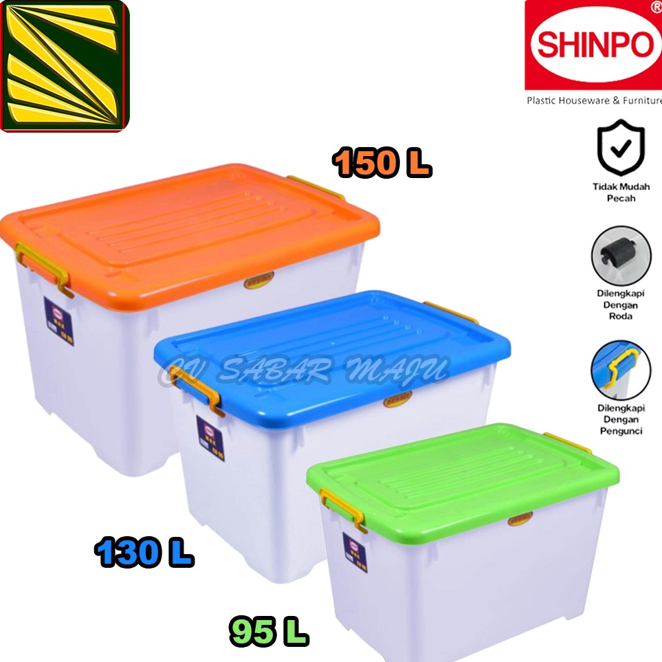 Jual KODE G24X Shinpo Box Container Plastik Kotak Penyimpanan Serbaguna