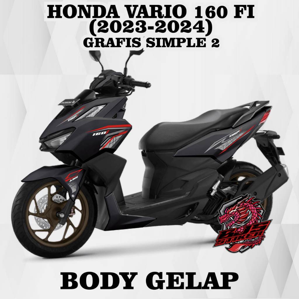 Jual Stiker Striping Vario New Simple Stiker Decal Honda