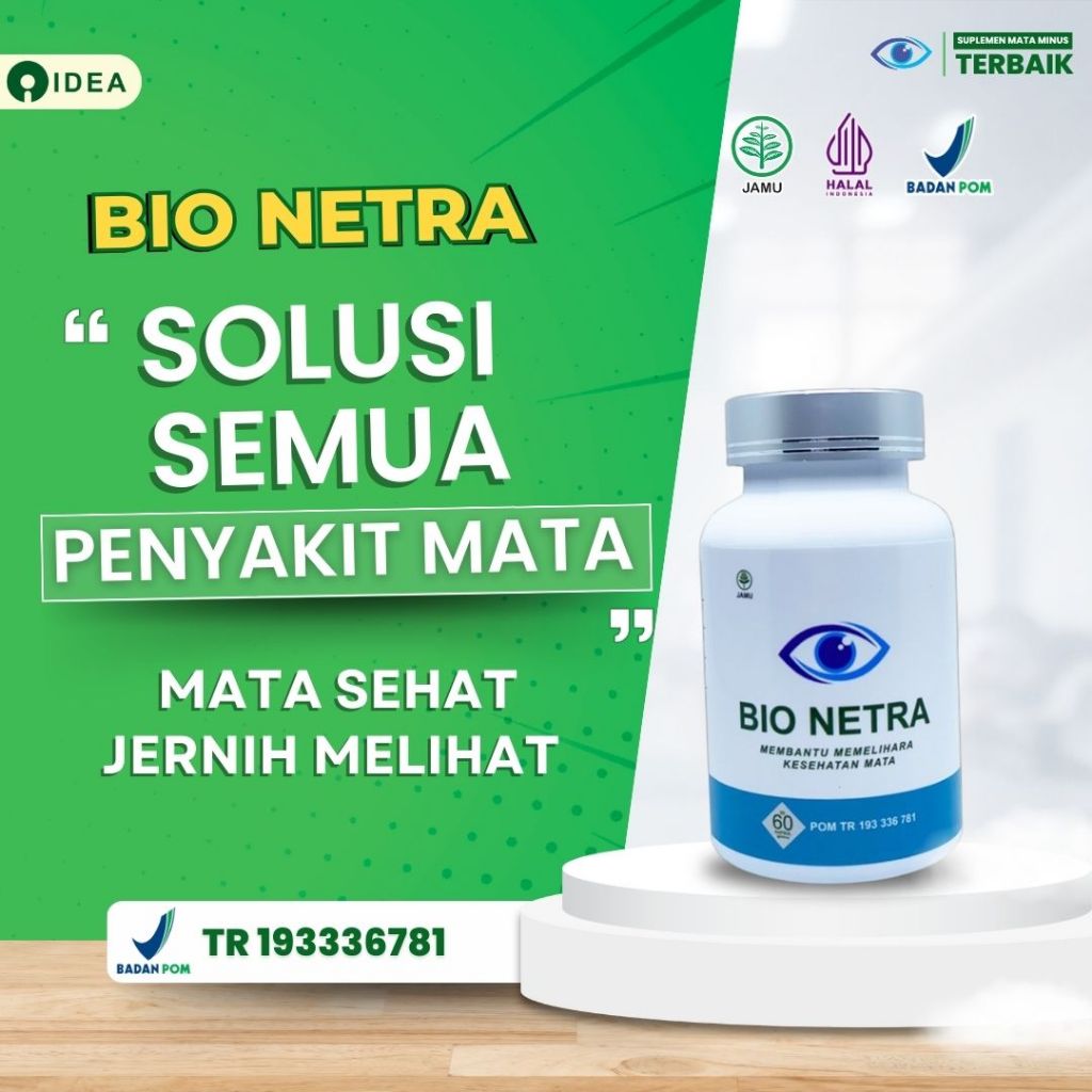 Jual Bio Netra Atasi Mata Minus Katarak Rabun Buram Merah Kabur Slinder