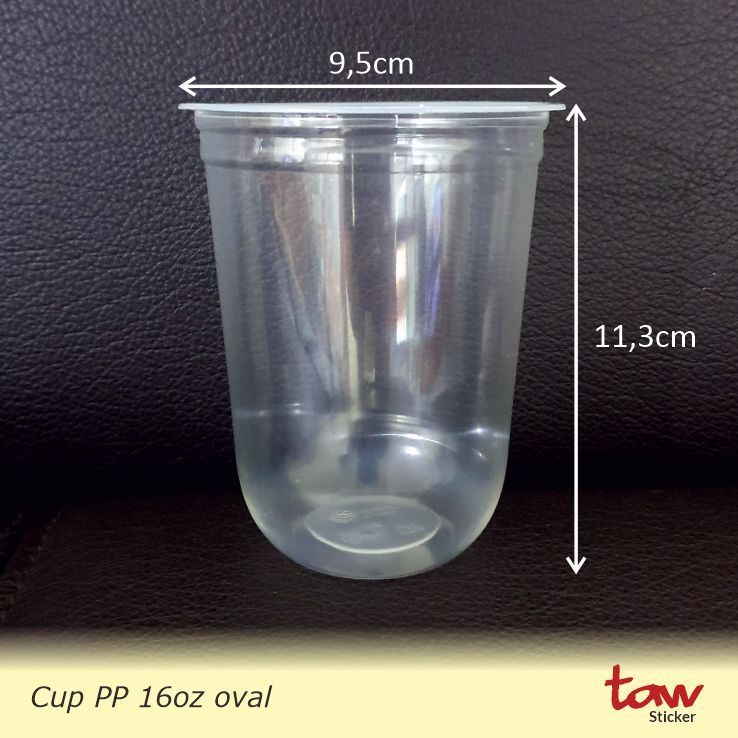 Jual G Gelas Plastik Cup Oz Pp Oz Oval Air Kopi Teh Minuman Cafe