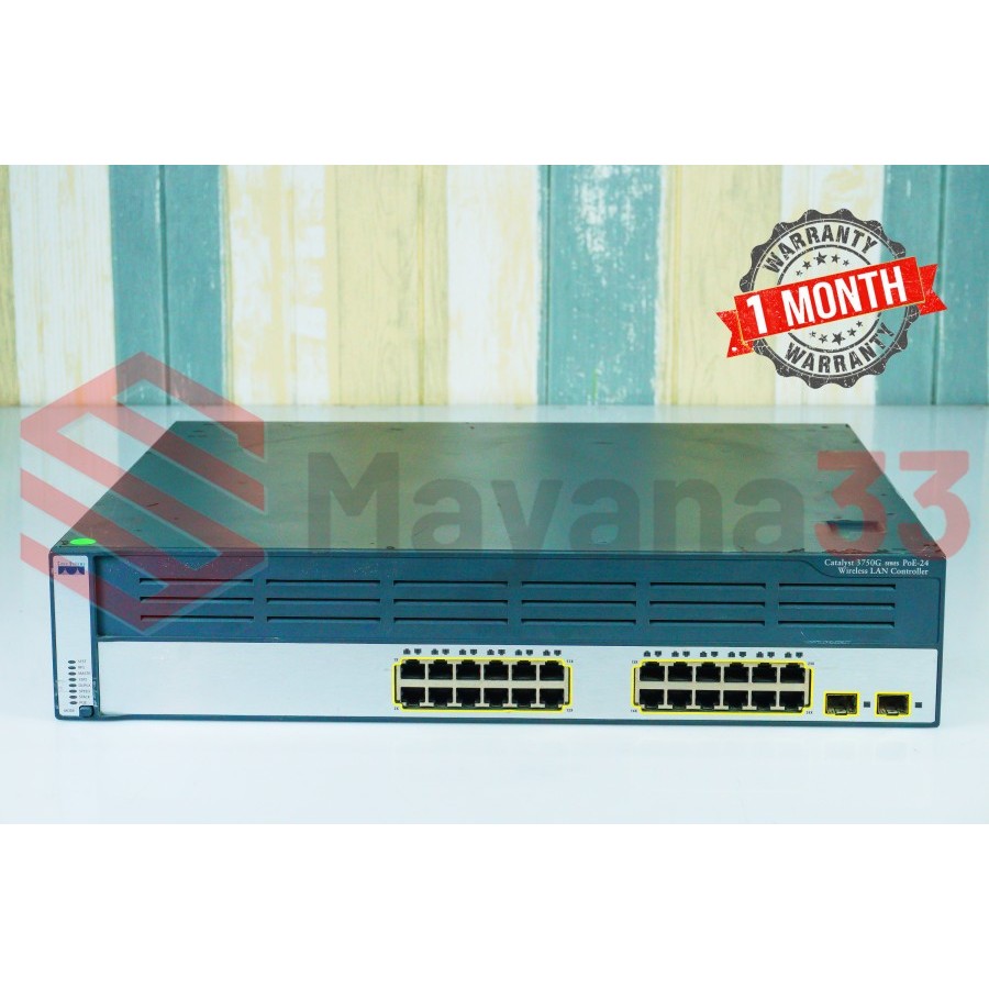 Jual Cisco Catalyst 3750G PoE 24 Port Gigabit Shopee Indonesia