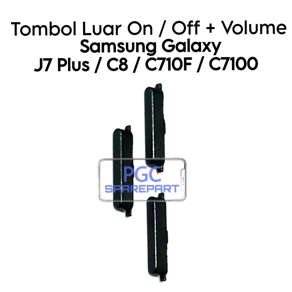 Jual Tombol Luar 1 Set Power On Off Volume Samsung Galaxy C7 J7