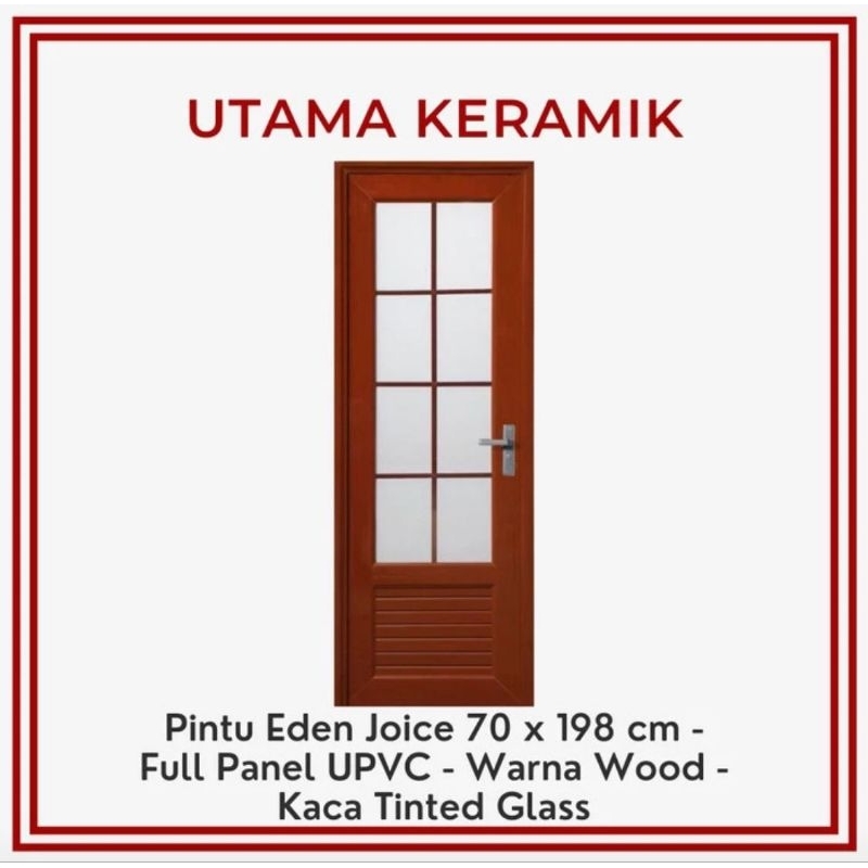 Jual Pintu Upvc Eden Joice X Cm Warna Kayu Wood Pintu Kamar