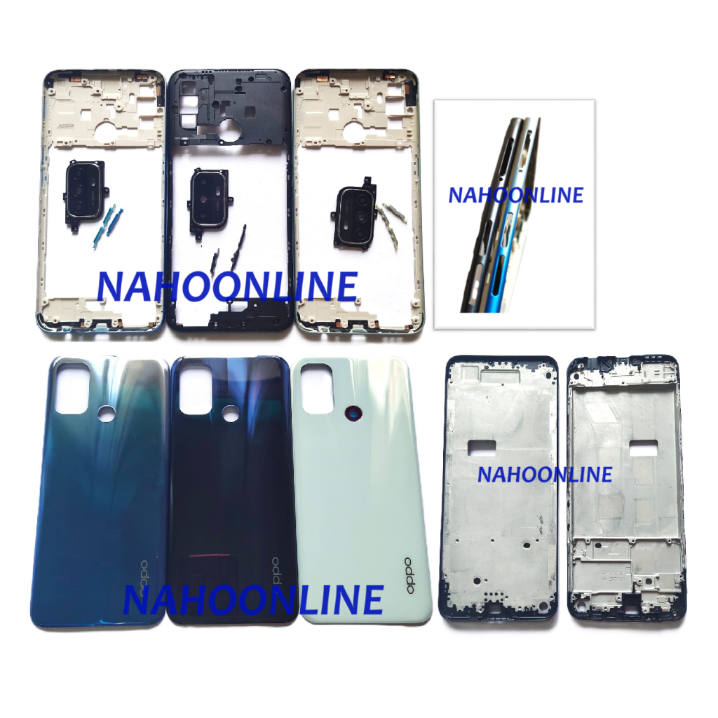 Jual TULANG BAZEL BACK CASING HOUSING FULLSET OPPO A53 2020 CPH2127 A32