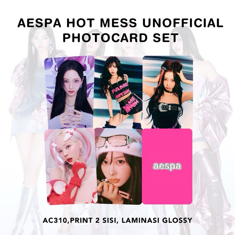 Jual PRE ORDER SET AESPA HOT MESS JAPAN DEBUT SUPERNOVA