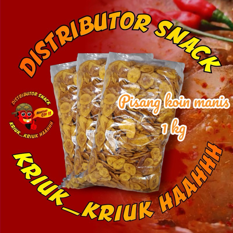 Jual Keripik Pisang Madu 1 Kg Kripik Pisang Manis 1 Kg Shopee Indonesia