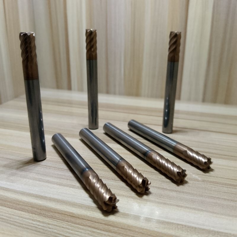 Jual End Mill Carbide Mm Flute Seken Bor Faiss Mm Bekas Muluss