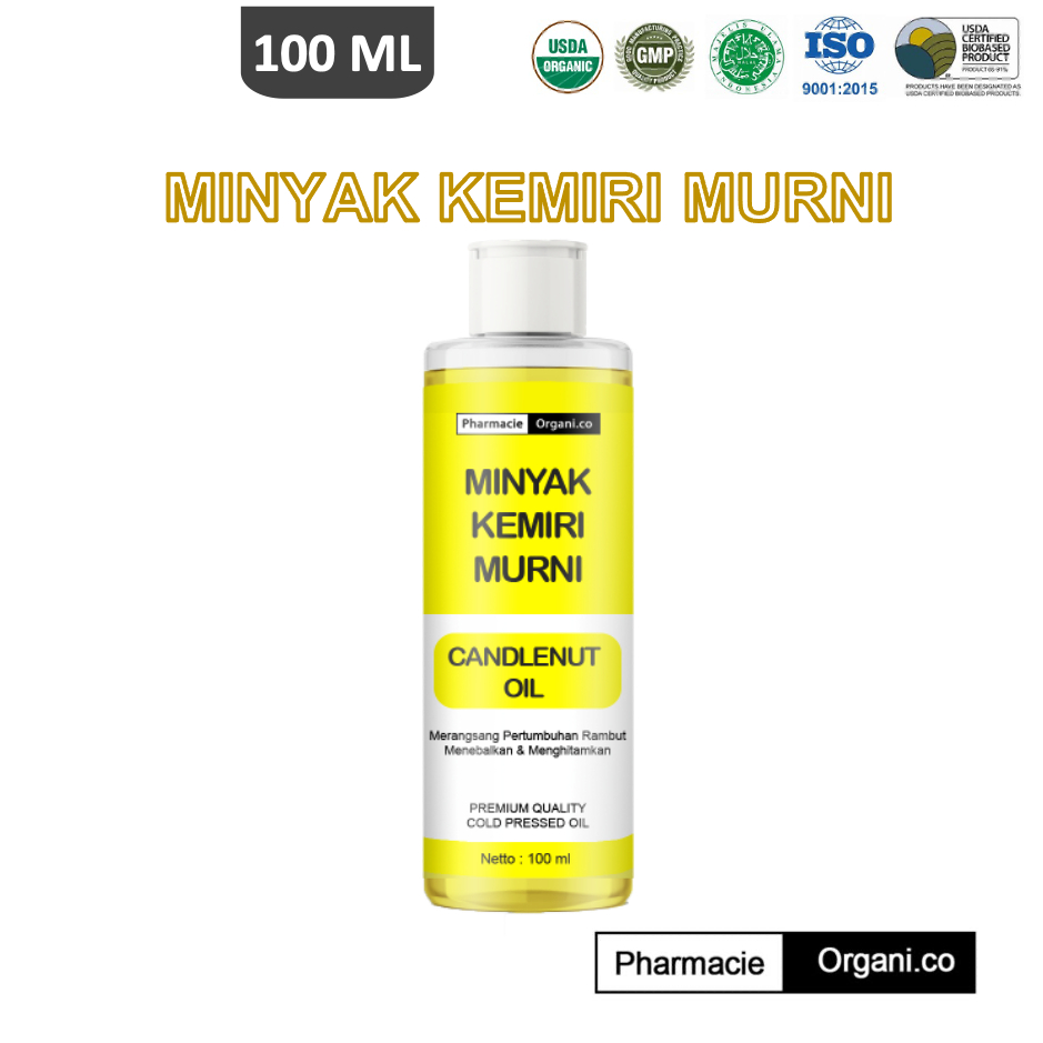 Jual Minyak Kemiri Murni Candlenut Oil Penumbuh Penebal Penghitam