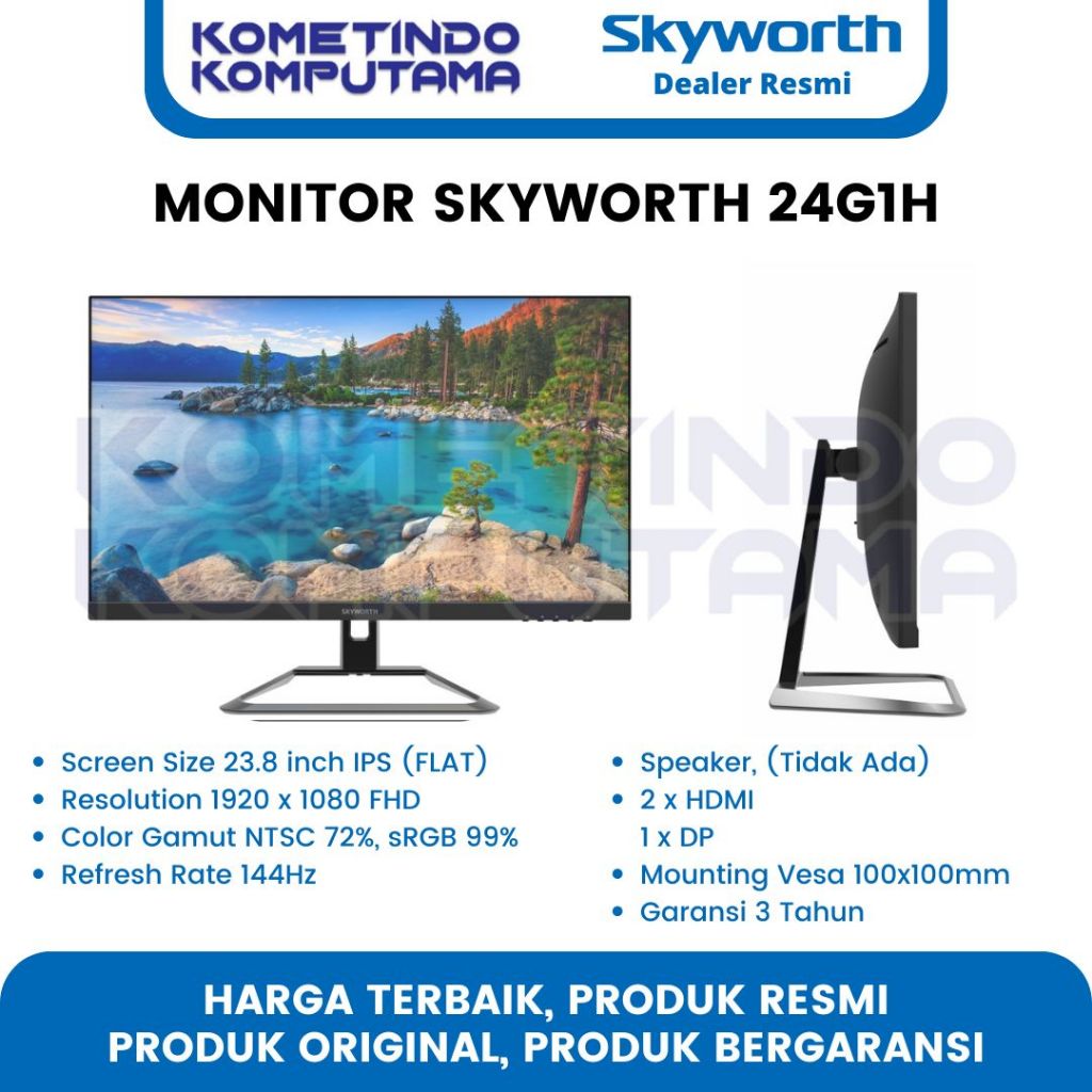 Jual SKYWORTH 24G1H 24 Monitor Gaming LED SKYWORTH 24G1H 23 8 Flat