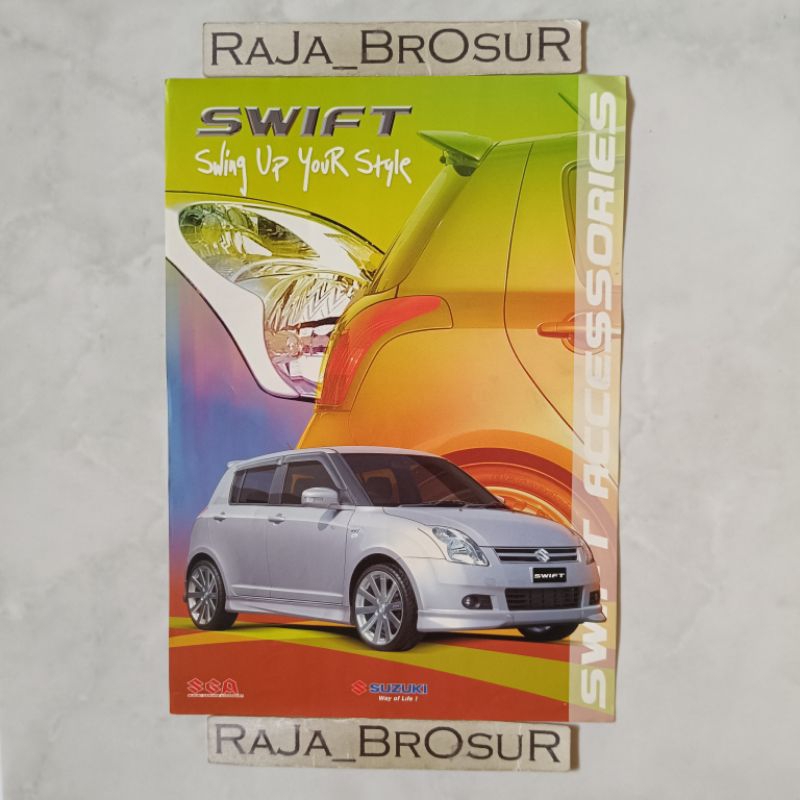 Jual Poster Brosur Katalog Flyer Suzuki Swift Accessories Shopee