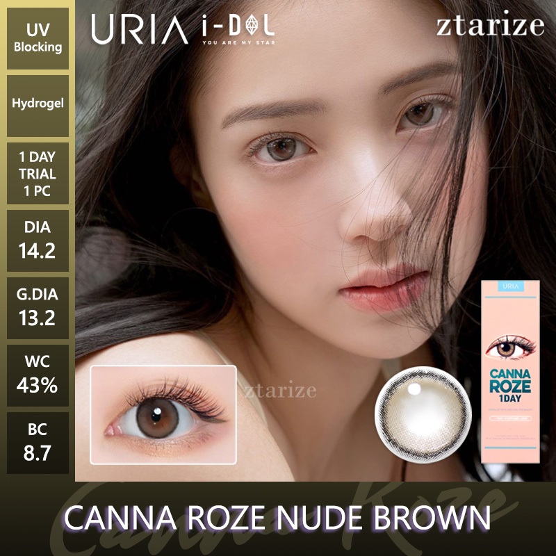 Jual Ztarize Ready Stock Trial URIA I DOL Lens Canna Roze Nude