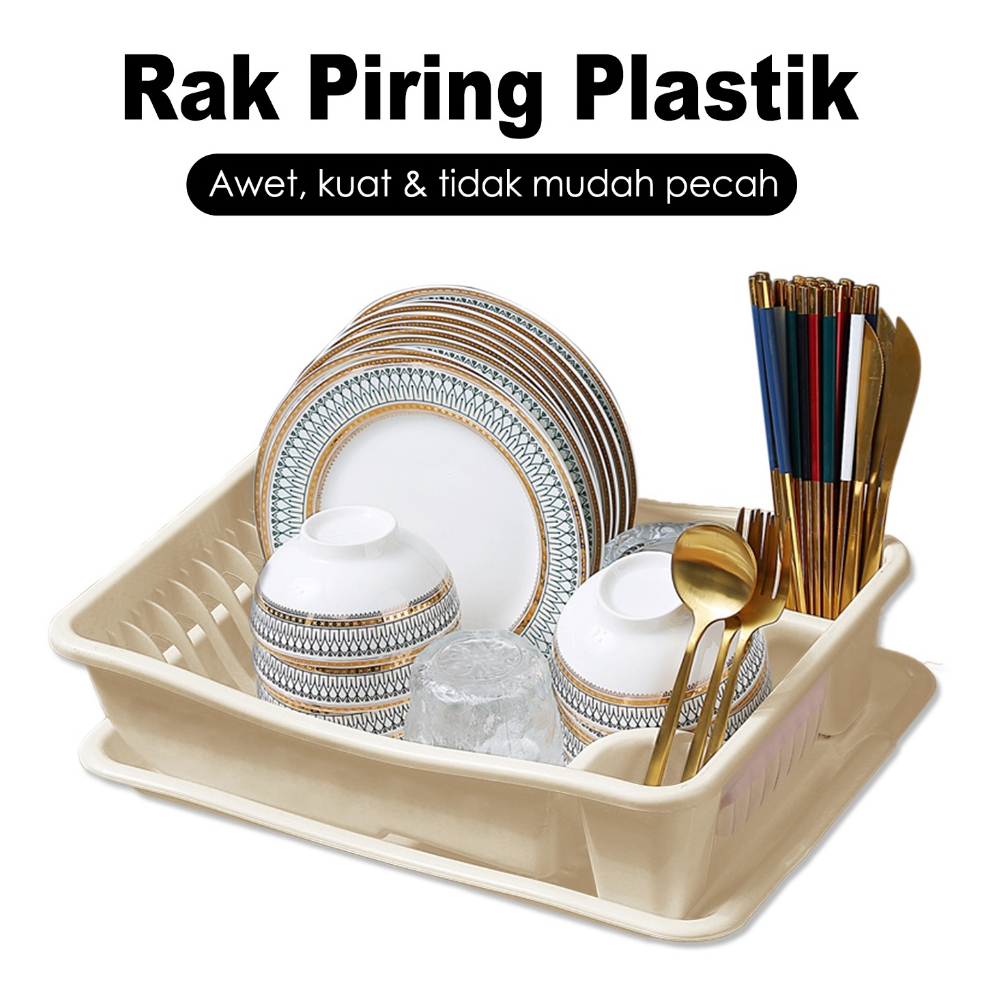 Jual New Rak Piring Wastafel Gelas Sendok Dengan Nampan Tirisan