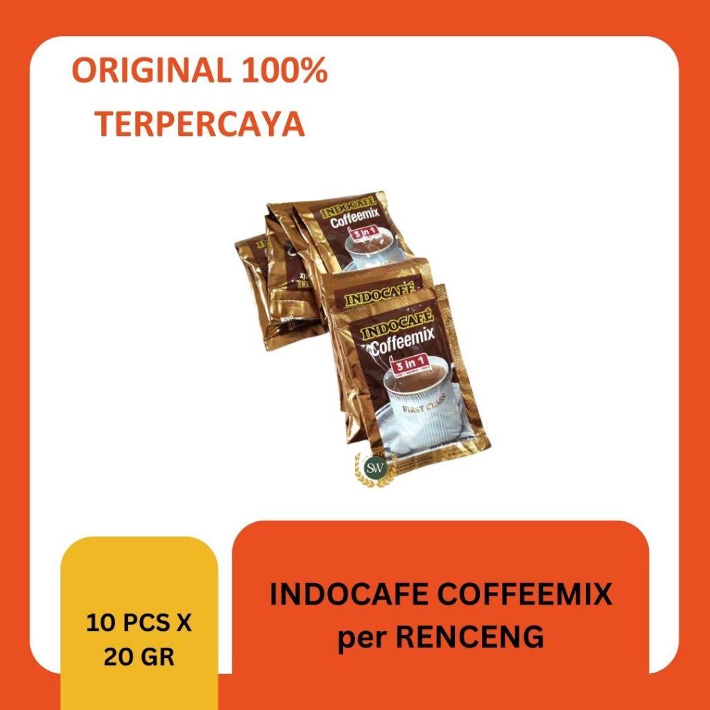 Jual Indocafe Coffeemix Per Renceng Isi Sachet X Gr Shopee