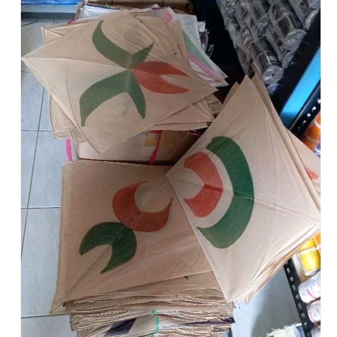 Jual Layangan Kertas Pulas 100 Pcs Ukuran 58 Shopee Indonesia