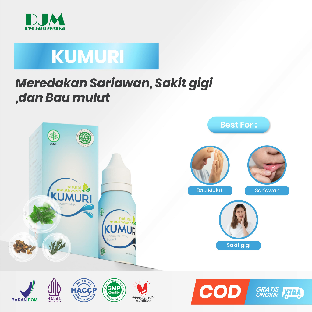 Jual Kumuri Mouthwash Ml Meredakan Sariawan Sakit Gigi Bau Mulut