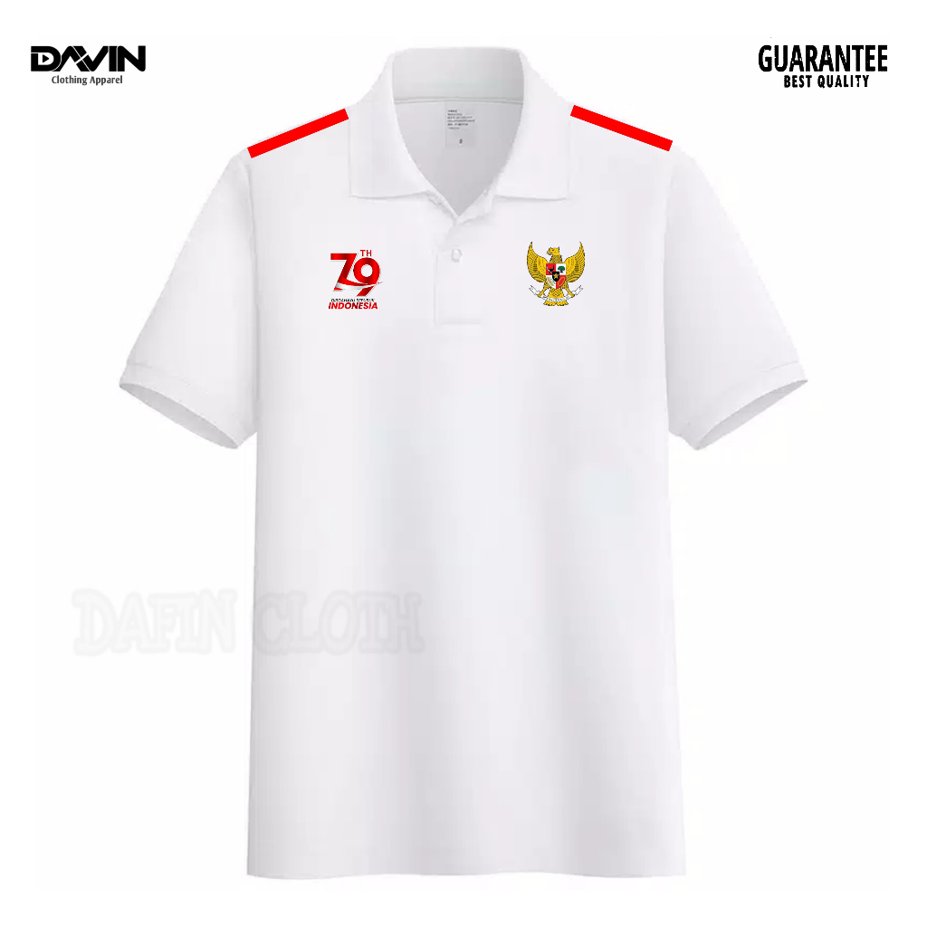 Jual Polo Shirt Kaos Kerah Pria Dirgahayu Ri Hut Garuda Indonesia