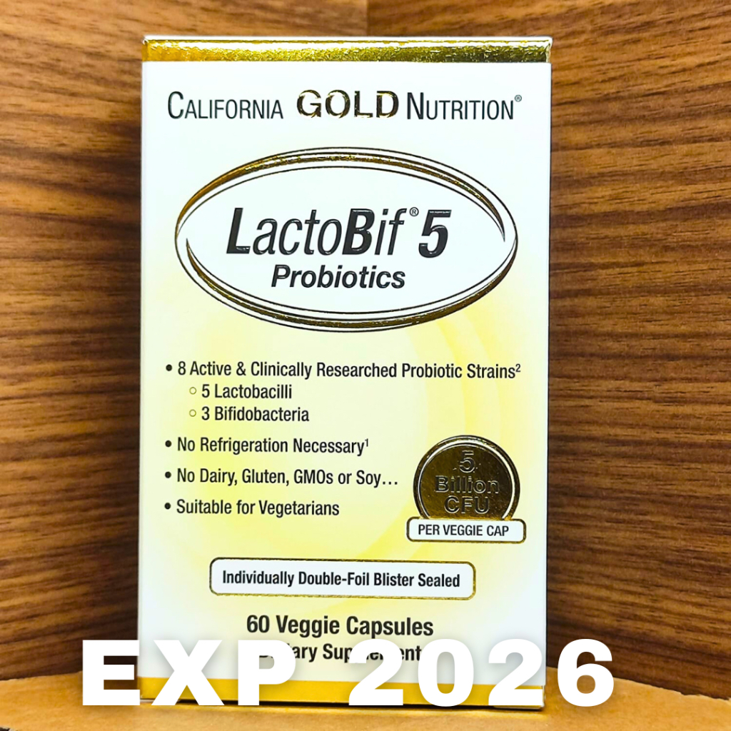 Jual LactoBif Probiotics 5 Billion CFU Isi 60 California Gold